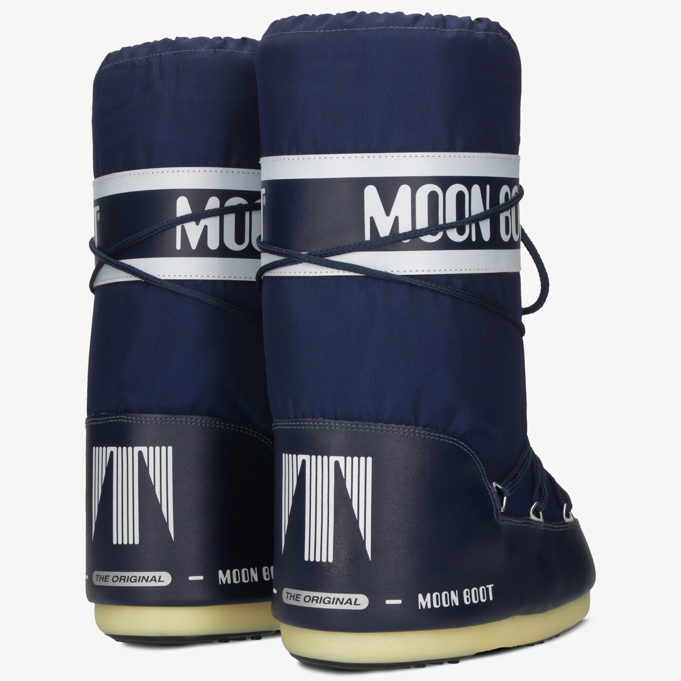 Damskie śniegowce MOON BOOT NYLON 14004400002 kolor niebieski