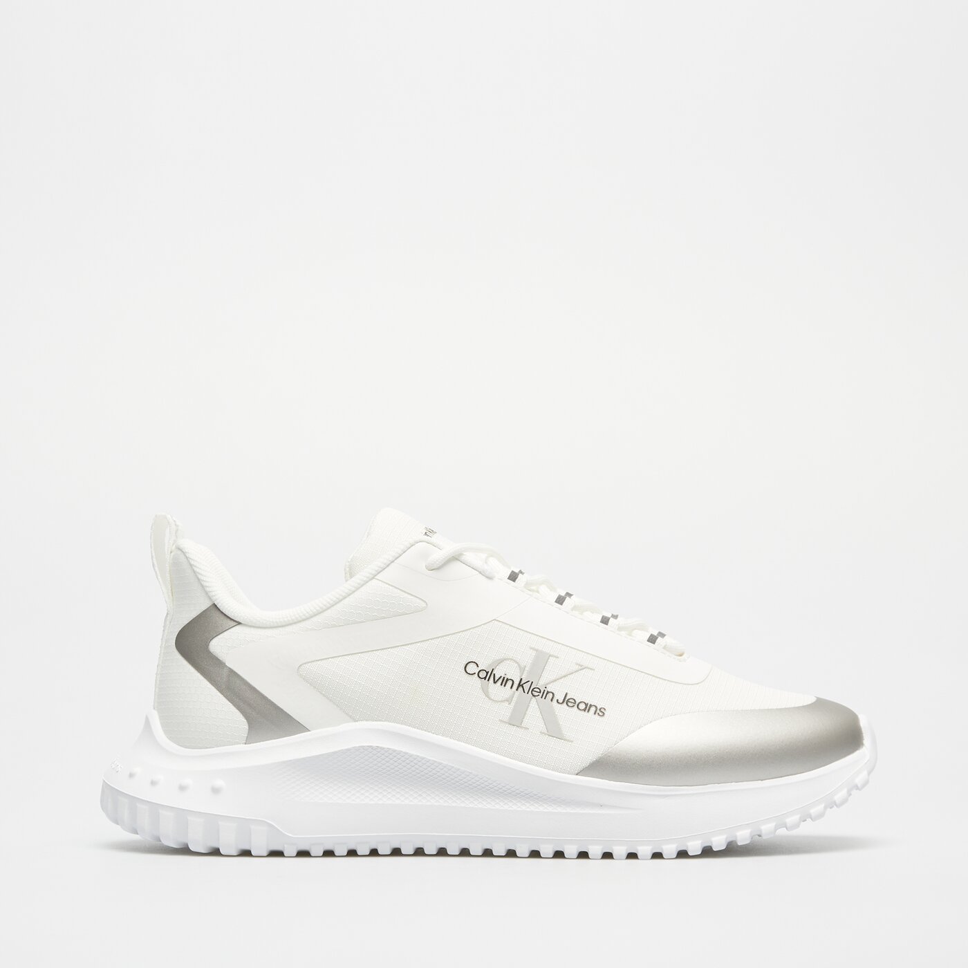 Damskie sneakersy (buty) CALVIN KLEIN EVA RUNNER LACEUP WN yw0yw0144201v kolor biały