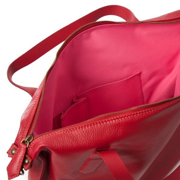 TIMBERLAND TORBA UNSTRUCTURED BAG m3743626 kolor czerwony