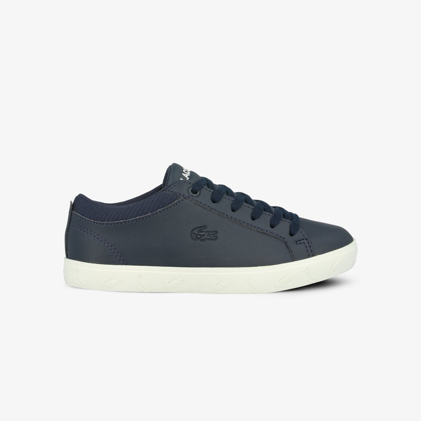 Dziecięce sneakersy (buty) LACOSTE STRAIGHTSET 319 4 CUC 738cuc0021j18 kolor granatowy