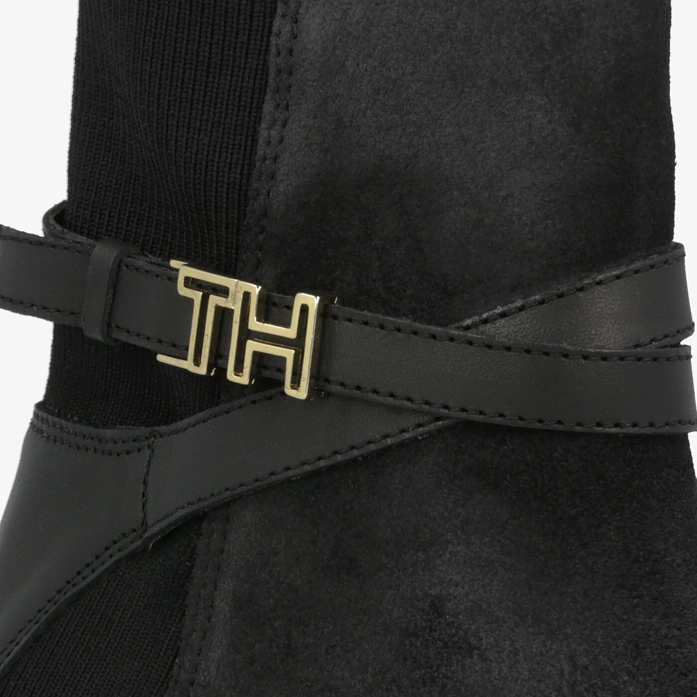 tommy hilfiger hardware flat bootie