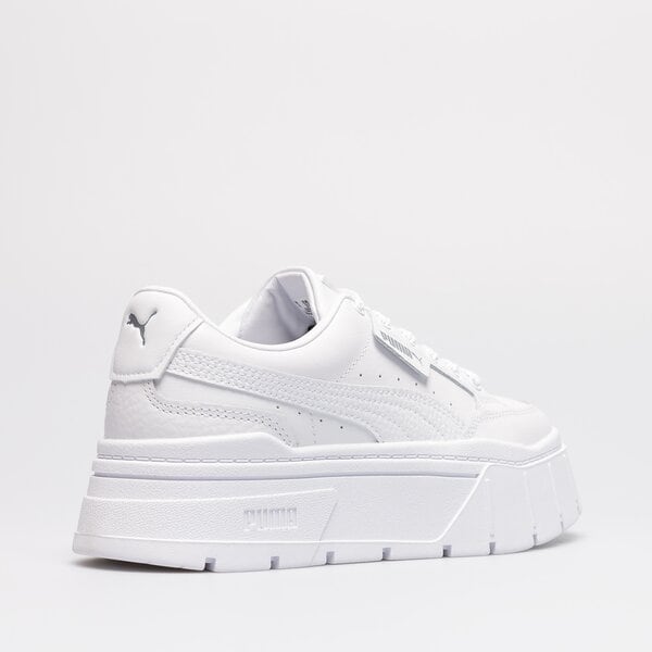Damskie sneakersy (buty) PUMA MAYZE STACK LTHR WNS 38441201 kolor biały