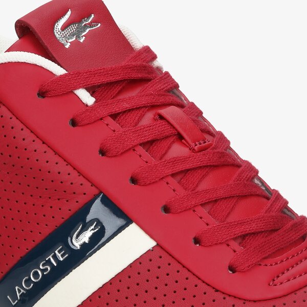 Męskie sneakersy (buty) LACOSTE STORDA 0120 1 CMA 740cma0042rs7 kolor czerwony