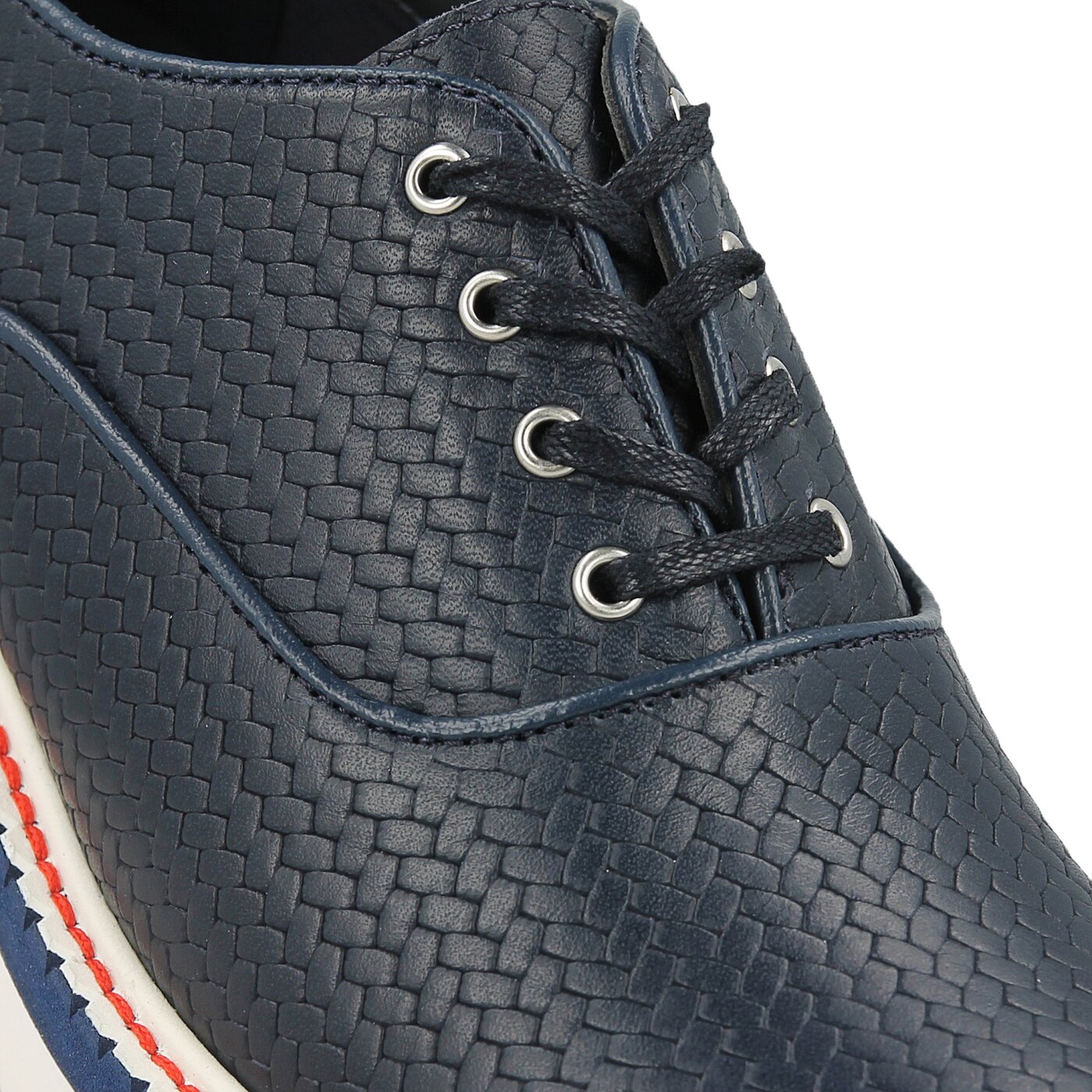 Damskie półbuty TOMMY HILFIGER P1285AULINA 2A fw0fw01040403 kolor granatowy