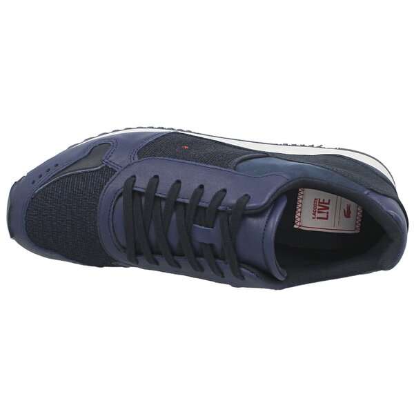 Męskie sneakersy (buty) LACOSTE TRAJET LTM  730lem1000bn1 kolor granatowy