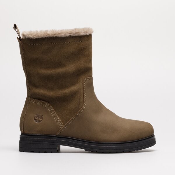 Damskie botki / sztyblety TIMBERLAND HANNOVER HILL PULL ON WARM WP tb0a5nx39011 kolor brązowy