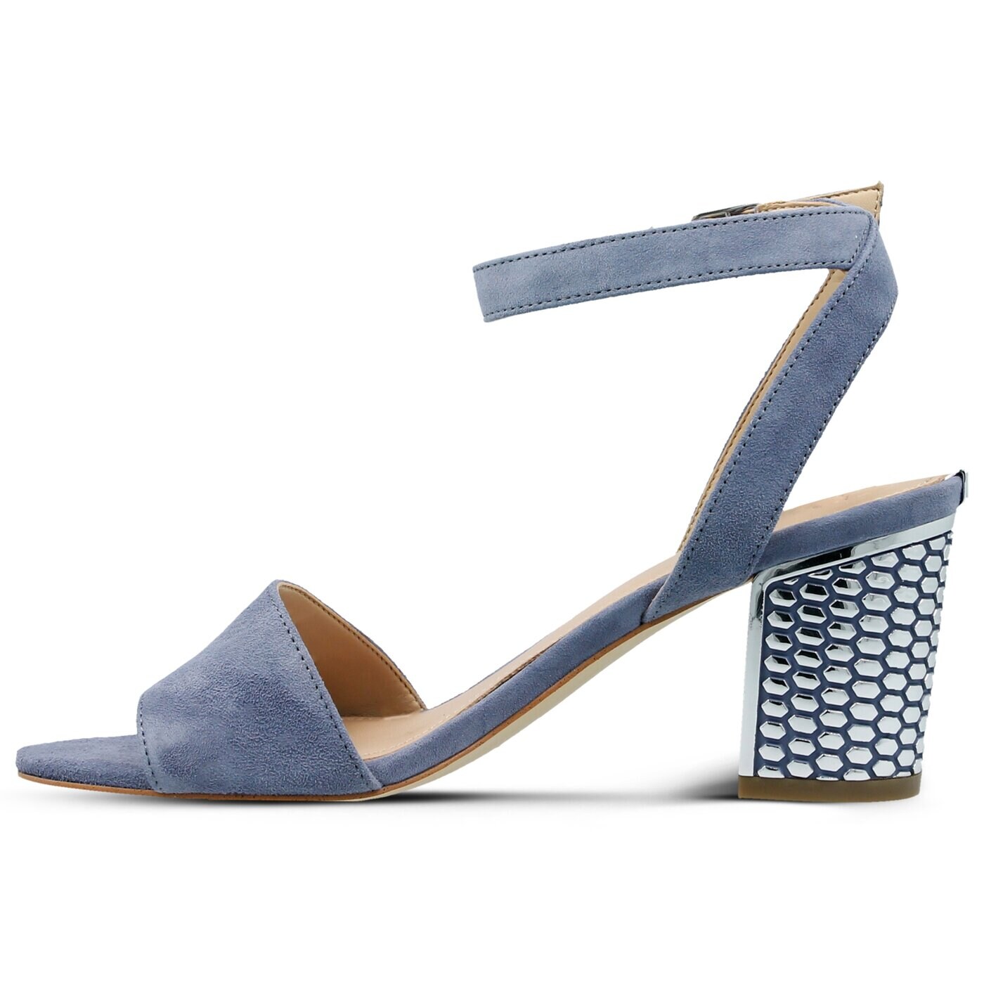 Damskie sandały GUESS RENEE flrne1sue03lblue kolor niebieski