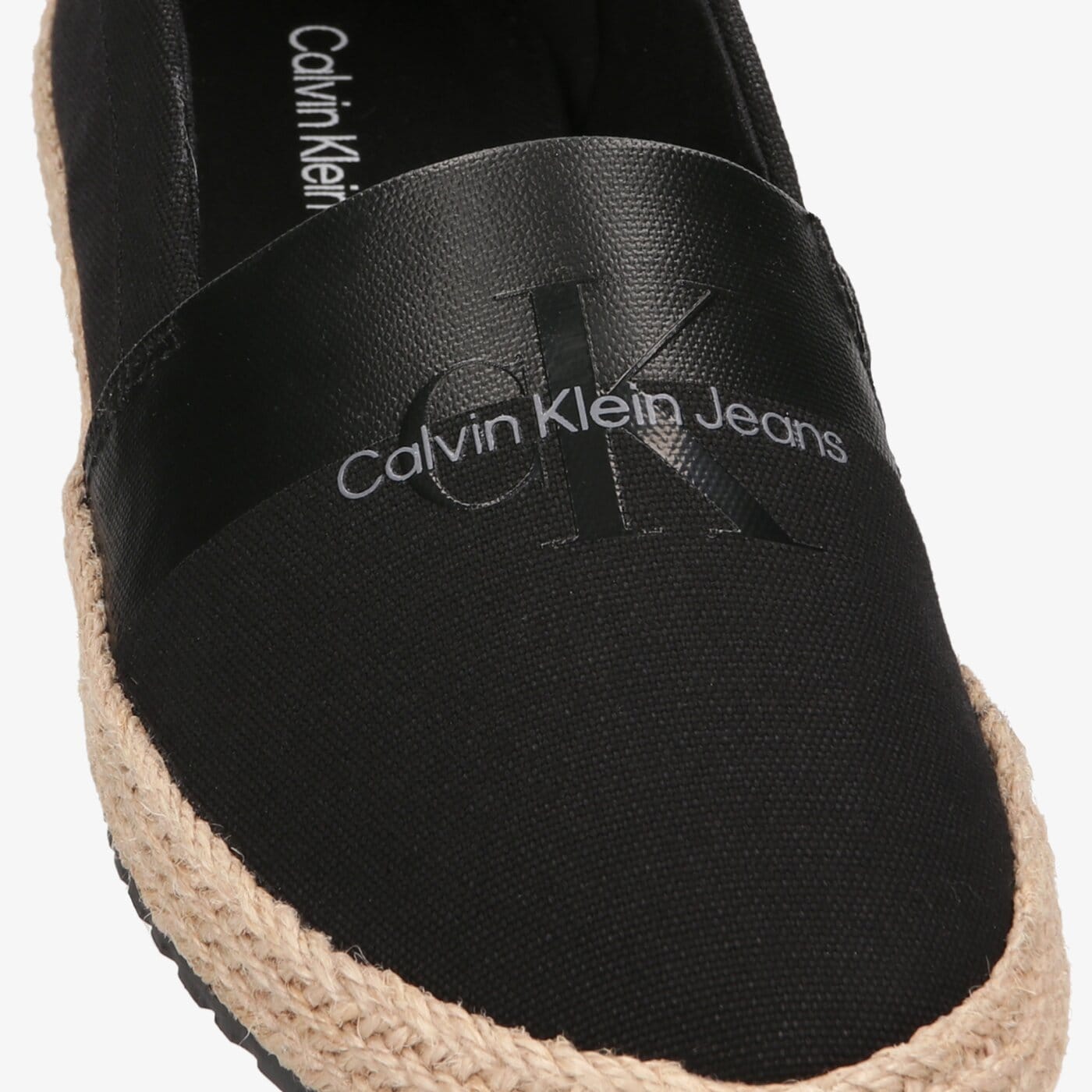 Damskie espadryle CALVIN KLEIN ESPADRILLES 1 yw0yw00576bds kolor czarny