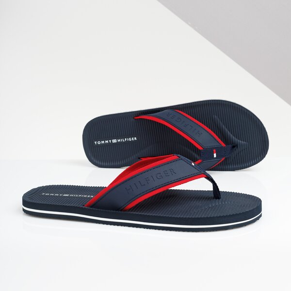 Męskie klapki TOMMY HILFIGER USAIN 1 fm0fm02086403 kolor granatowy