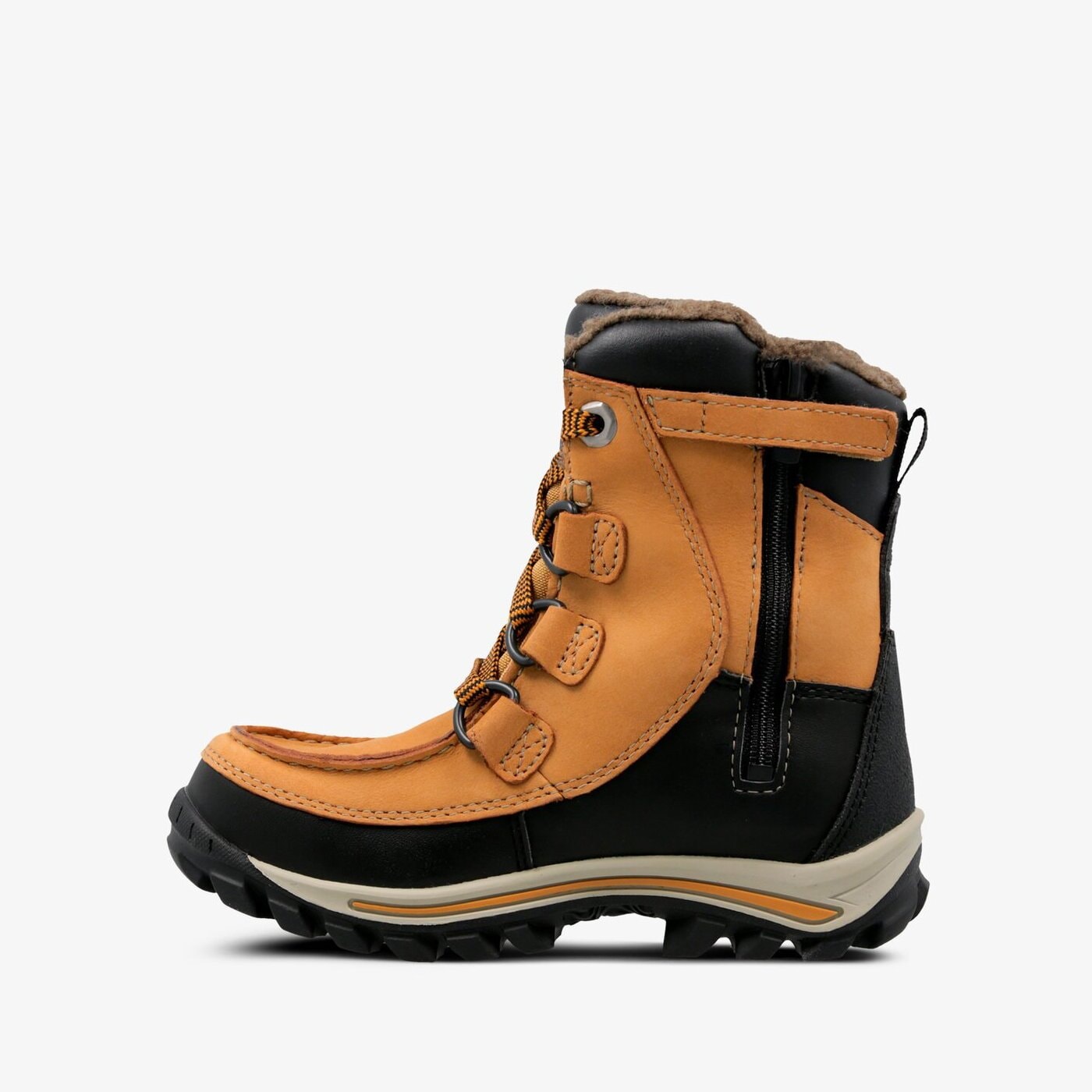 Dziecięce buty outdoor / trekkingowe TIMBERLAND CHILLBERG HP BOOT tb03581r2311 kolor żółty