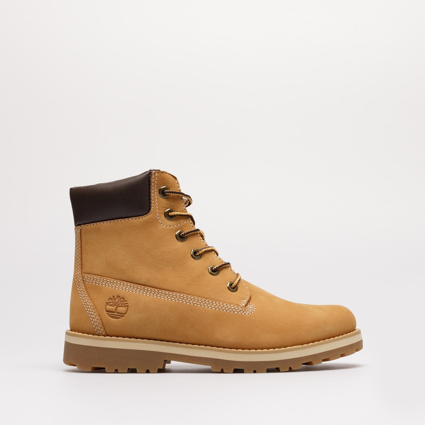 Dziecięce buty za kostkę TIMBERLAND COURMA KID TRADITIONAL6IN tb0a28x72311 kolor żółty