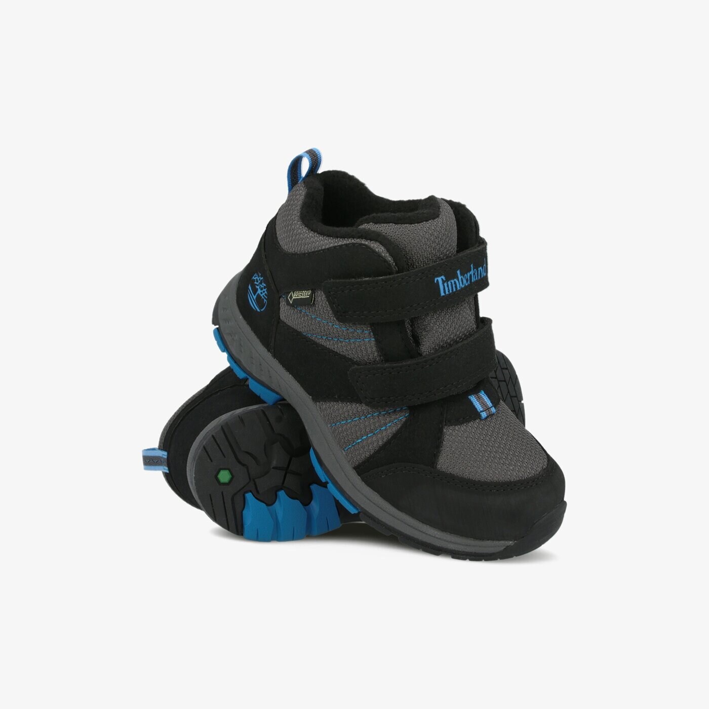 Dziecięce buty outdoor / trekkingowe TIMBERLAND NEPTUNE MID GTX 2STRAP WL tb0a227p0151 kolor czarny