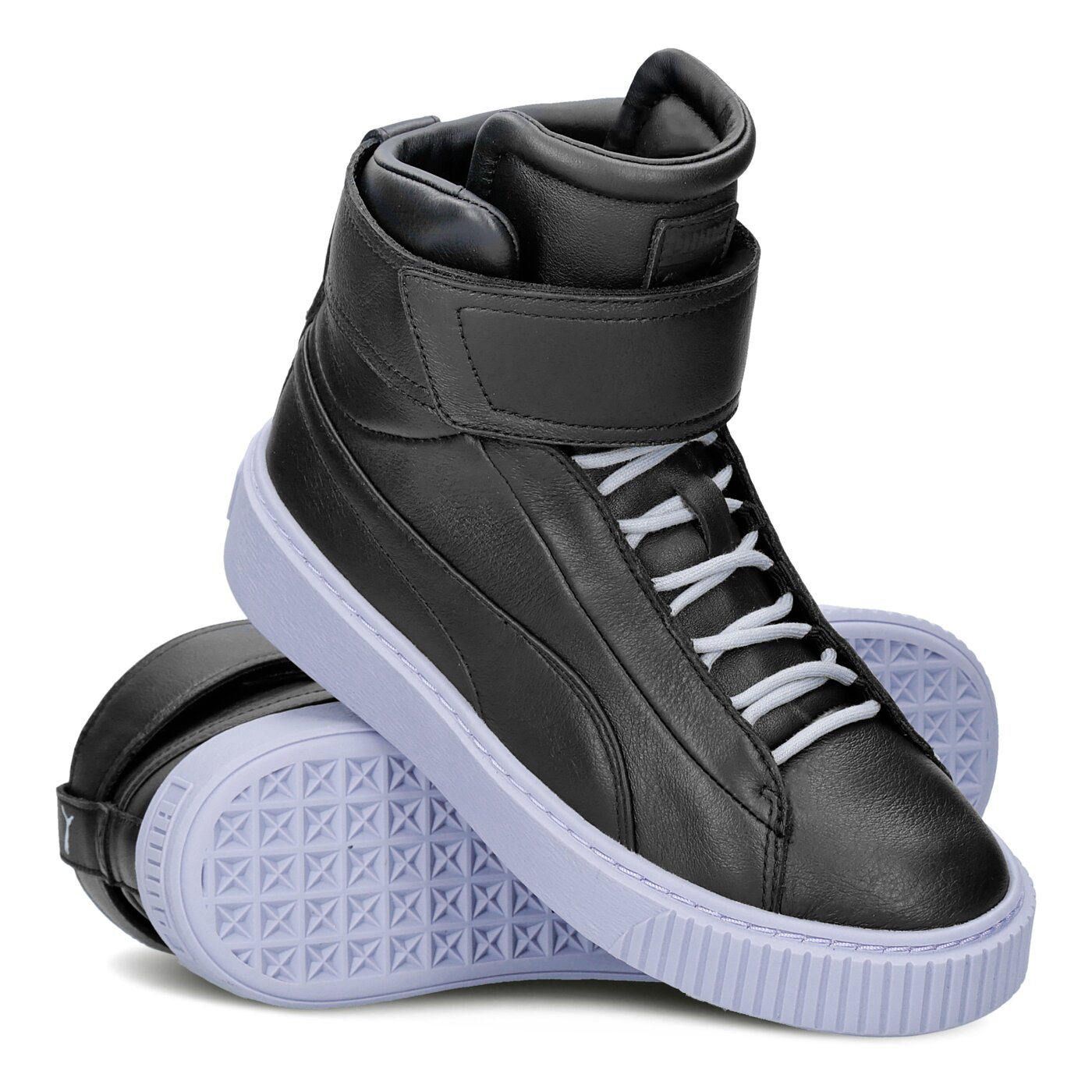 Damskie sneakersy (buty) PUMA PLATFORM MID WN'S 36424203 kolor czarny