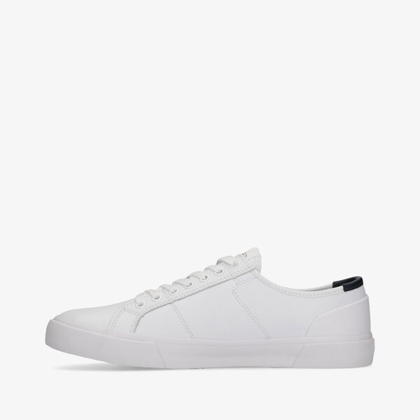 トミー　2本 Tommy Hilfiger Męskie klasyczne skórzane trampki Lo Cupsole