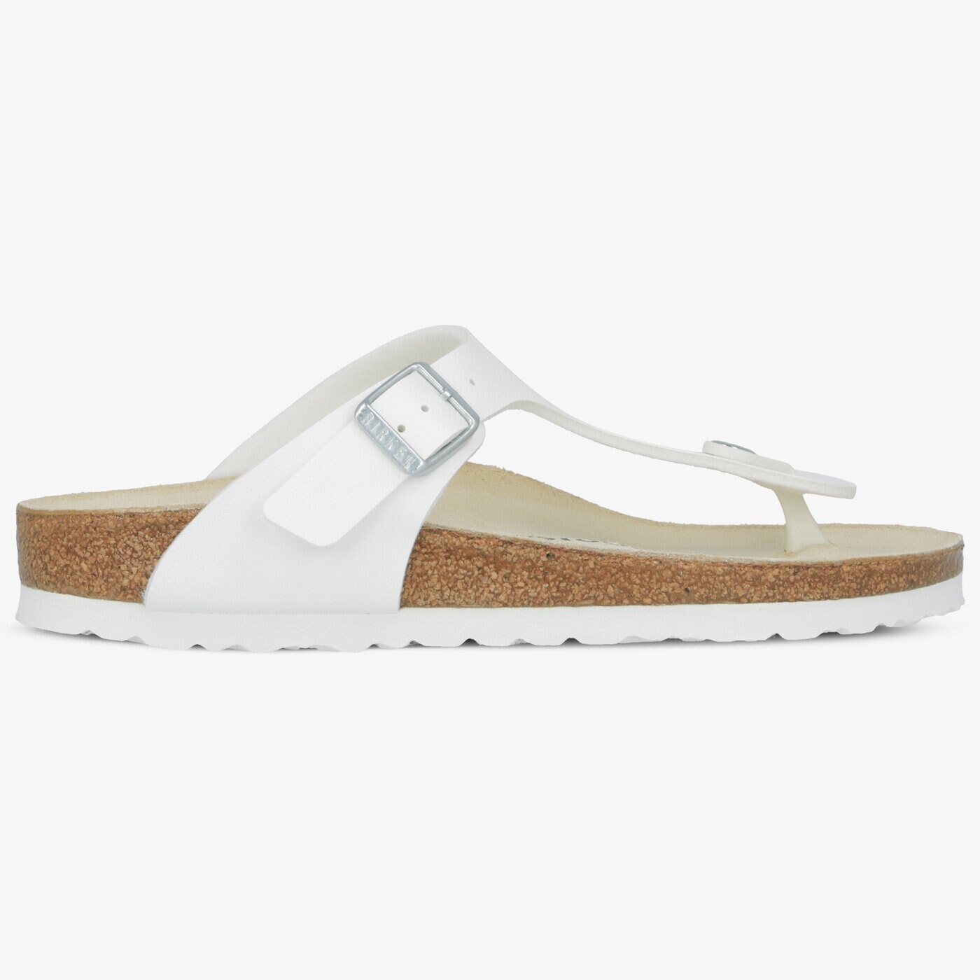 Damskie klapki BIRKENSTOCK GIZEH  43733 kolor biały