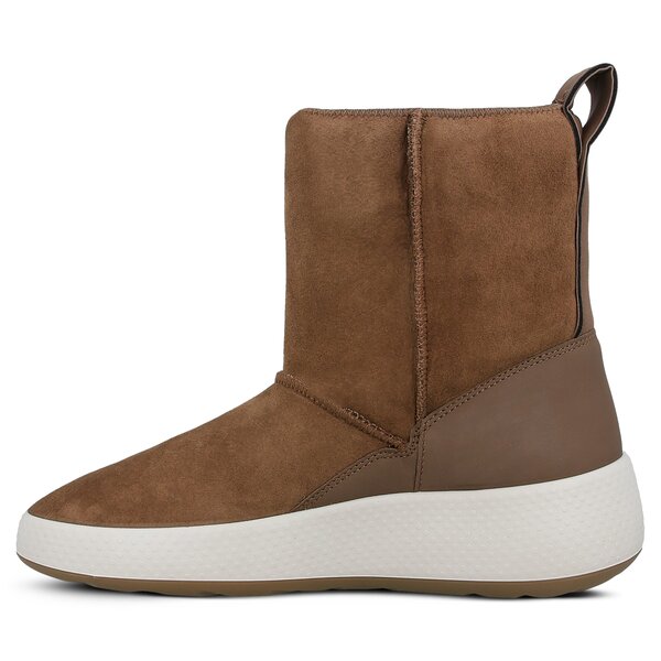 Damskie botki / sztyblety ECCO UKIUK 22100355778 kolor brązowy