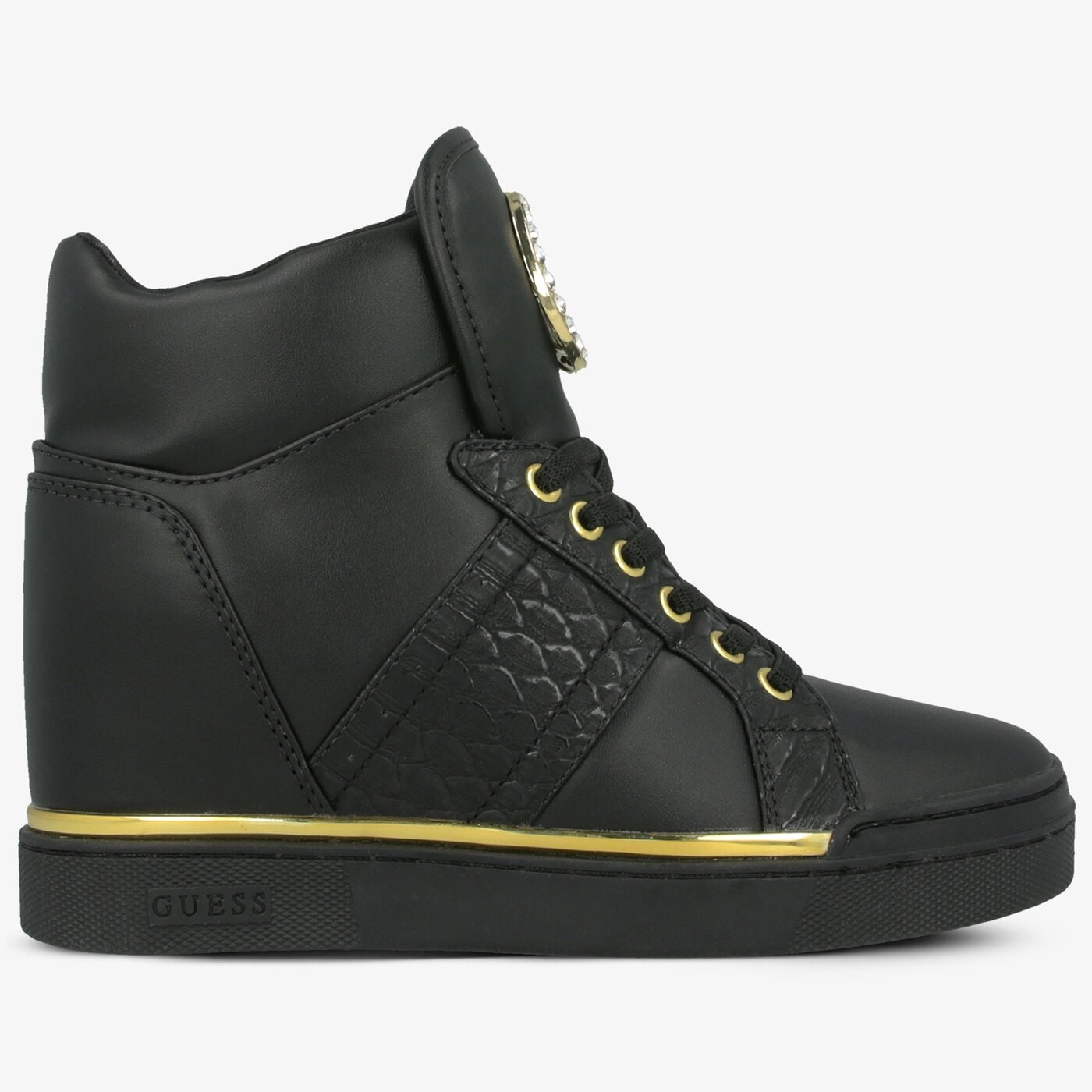 Damskie trampki GUESS FREETA fl5freele12black kolor czarny