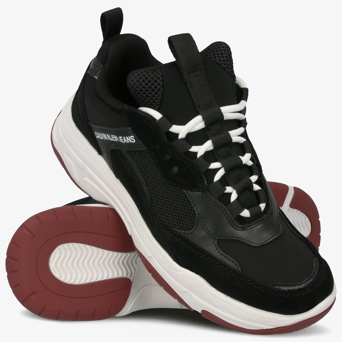 Damskie sneakersy (buty) CALVIN KLEIN MAYA r0802001 kolor czarny