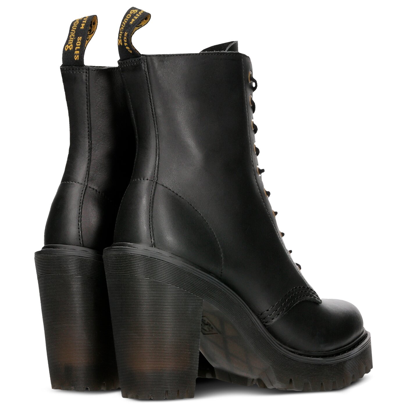 Damskie botki / sztyblety DR MARTENS 10 EYE BOOT 23927001 kolor czarny