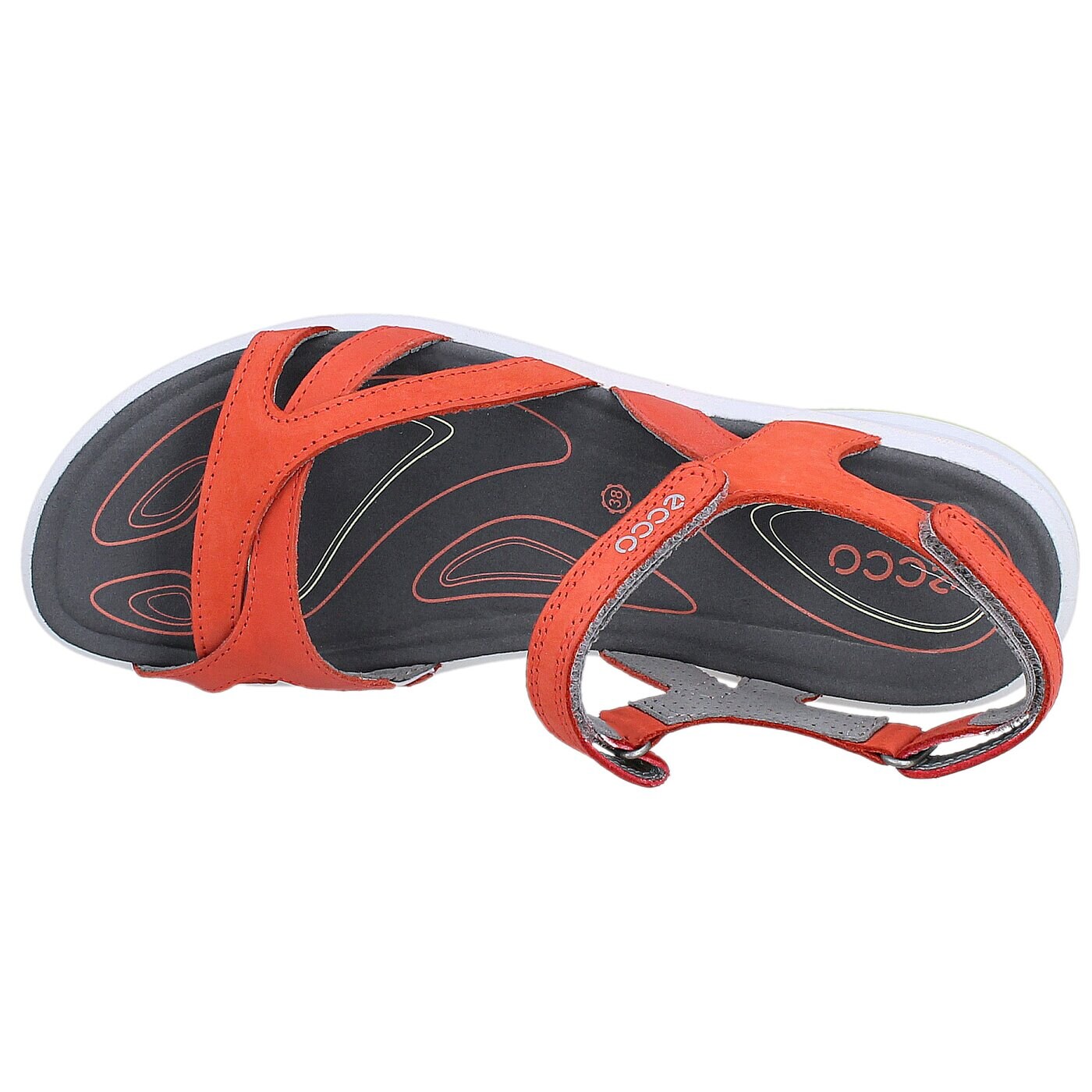 Damskie sandały ECCO CRUISE 84160359509 kolor czerwony