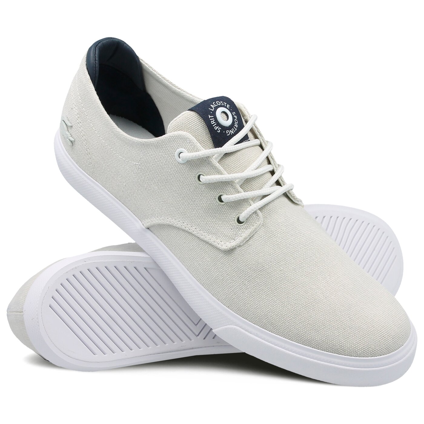 Męskie trampki LACOSTE ESPARRE 118 2 735cam0024wn1 kolor beżowy