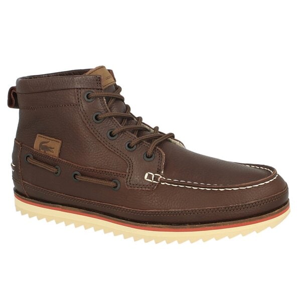 Męskie buty outdoor (trekkingowe) LACOSTE SAUVILLE MID 2  726srm3051176 kolor brązowy