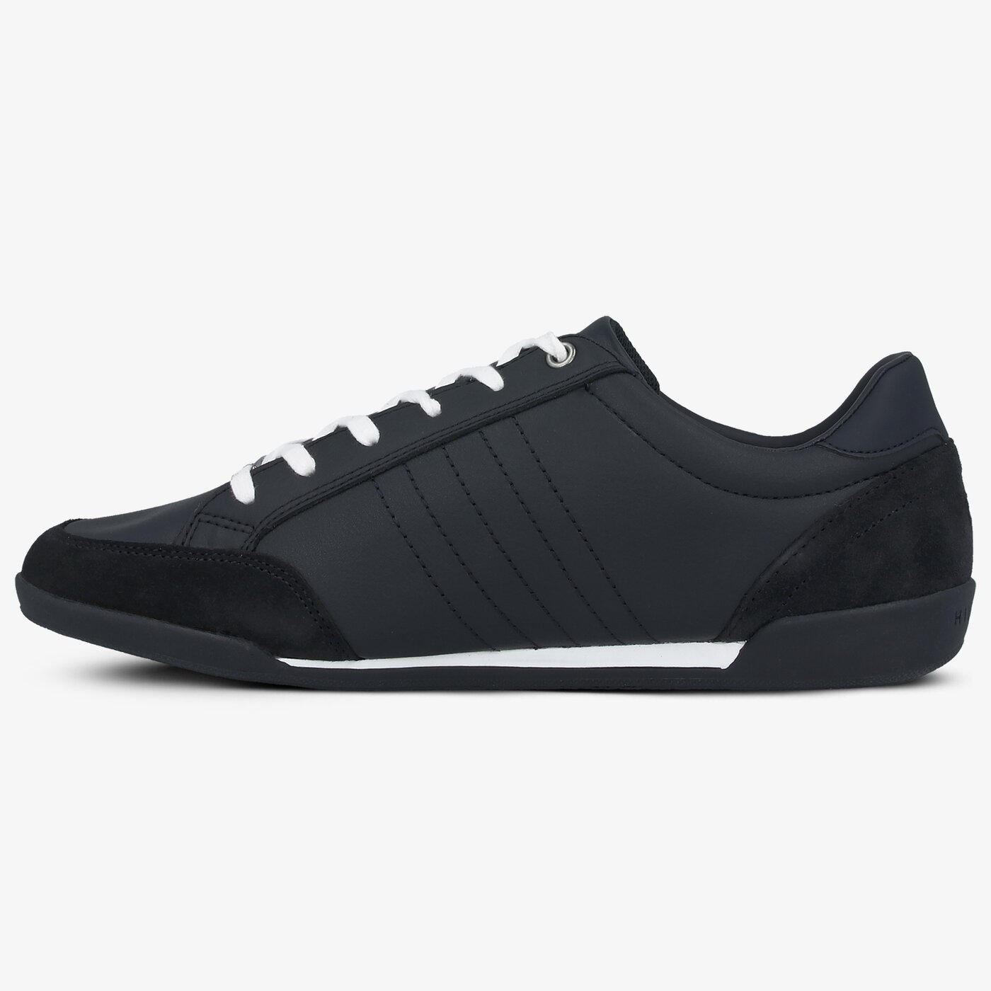 Męskie sneakersy (buty) TOMMY HILFIGER CORPORATE MATERIAL MIX CUPSOLE fm0fm02665dw5 kolor granatowy