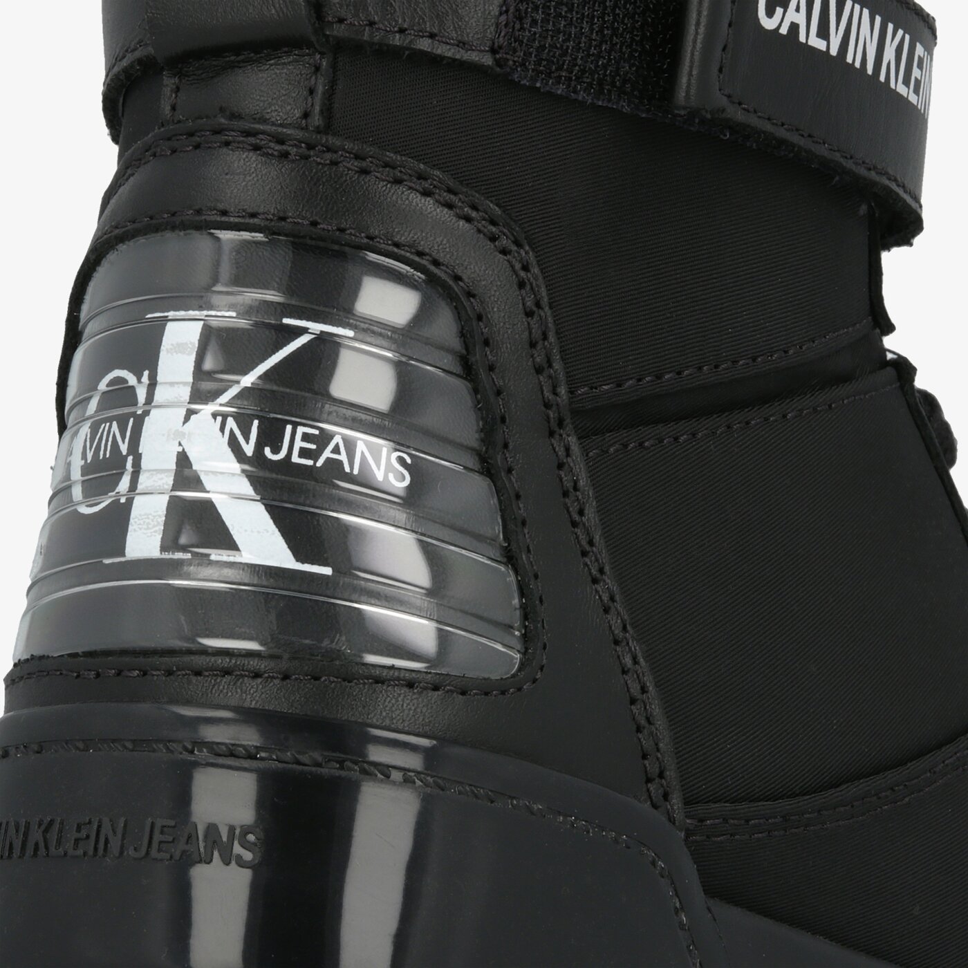 Damskie sneakersy (buty) CALVIN KLEIN NELDA r0804blk kolor czarny
