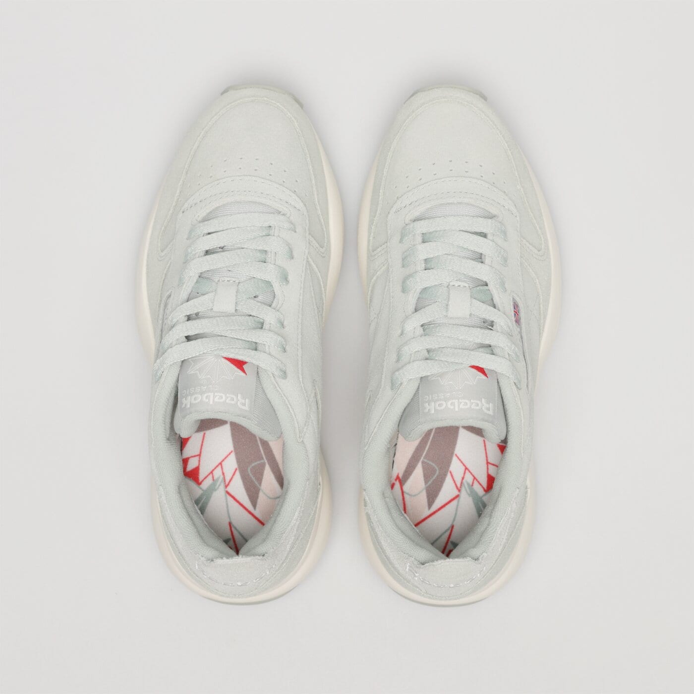 Damskie sneakersy (buty) REEBOK CLASSIC LEATHER SP EXTRA hq7187 kolor zielony