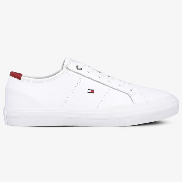 Męskie trampki TOMMY HILFIGER CORE CORPORATE FLAG SNEAKER fm0fm02593ybs kolor biały