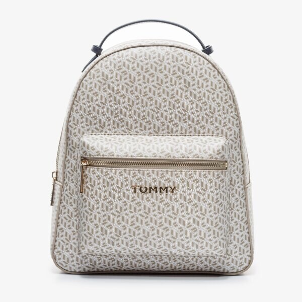 Damski plecak TOMMY HILFIGER PLECAK ICONIC MONOGRAM aw0aw079260f7 kolor multicolor