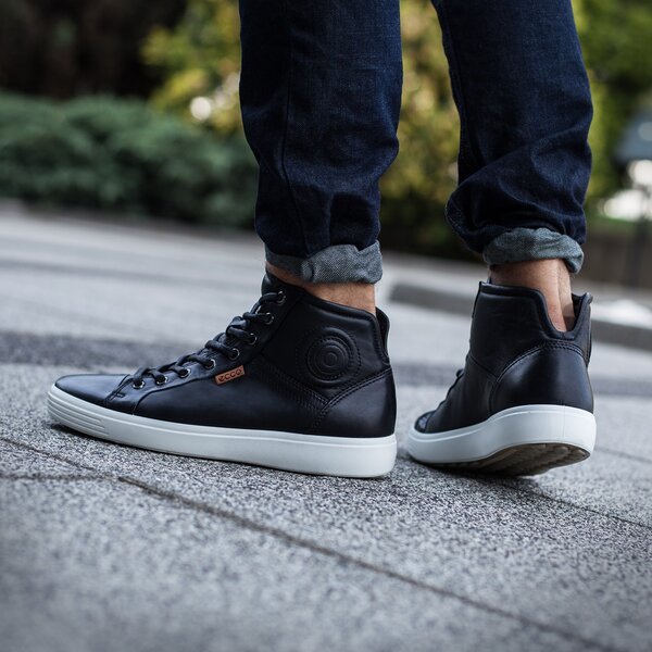 Męskie trampki ECCO SOFT VII MEN'S 43002401001 kolor czarny