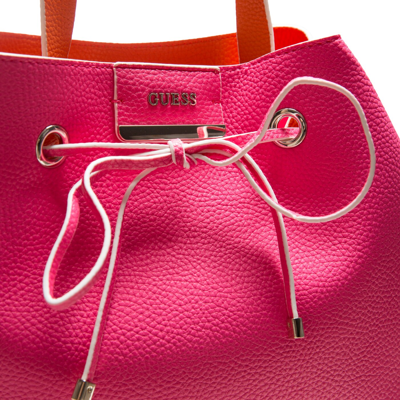 Damska torebka GUESS TOREBKA DWUSTRONNA BOBBI 3W1 PINK ORANGE. hwvg6422290pko kolor pomarańczowy