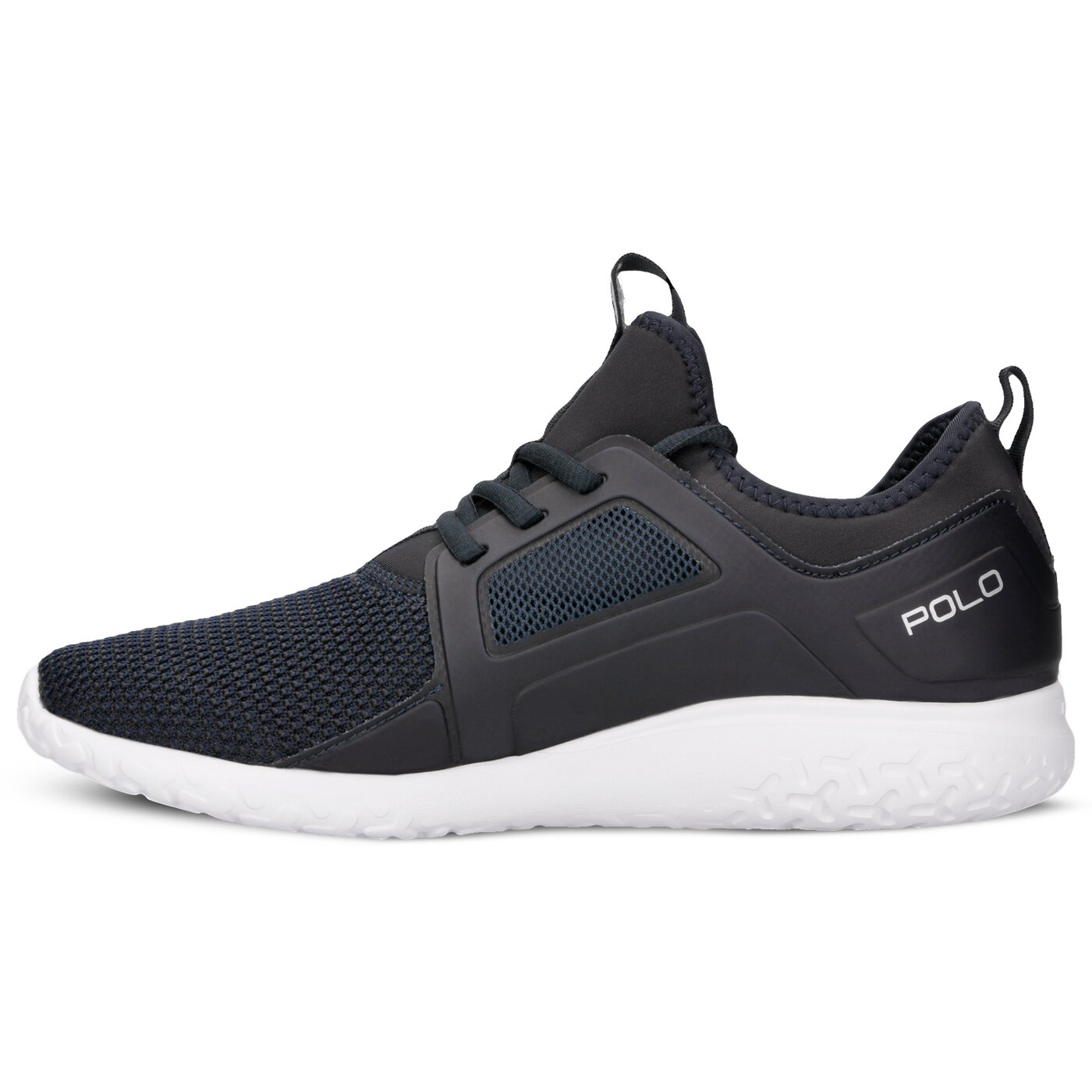 Męskie sneakersy (buty) POLO RL TRAIN150 SNEAKERS ATHLETIC SHOE NEWPORT NAVY NYLON/S 809669841001 kolor granatowy