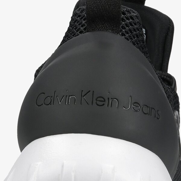 Damskie sneakersy (buty) CALVIN KLEIN RUNNER SNEAKER LACEUP MESH  yw0yw00165bds kolor czarny