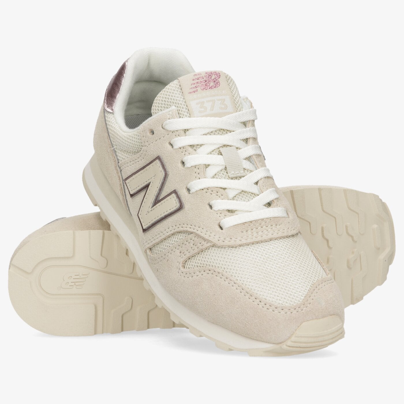 Damskie sneakersy (buty) NEW BALANCE 373  wl373fh2 kolor beżowy