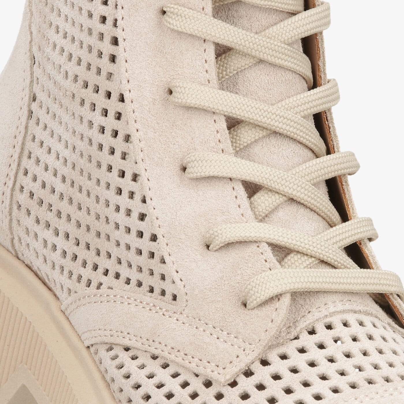 Damskie botki / sztyblety SYMBIOSIS BOOTS KIRA sywc122006 kolor beżowy