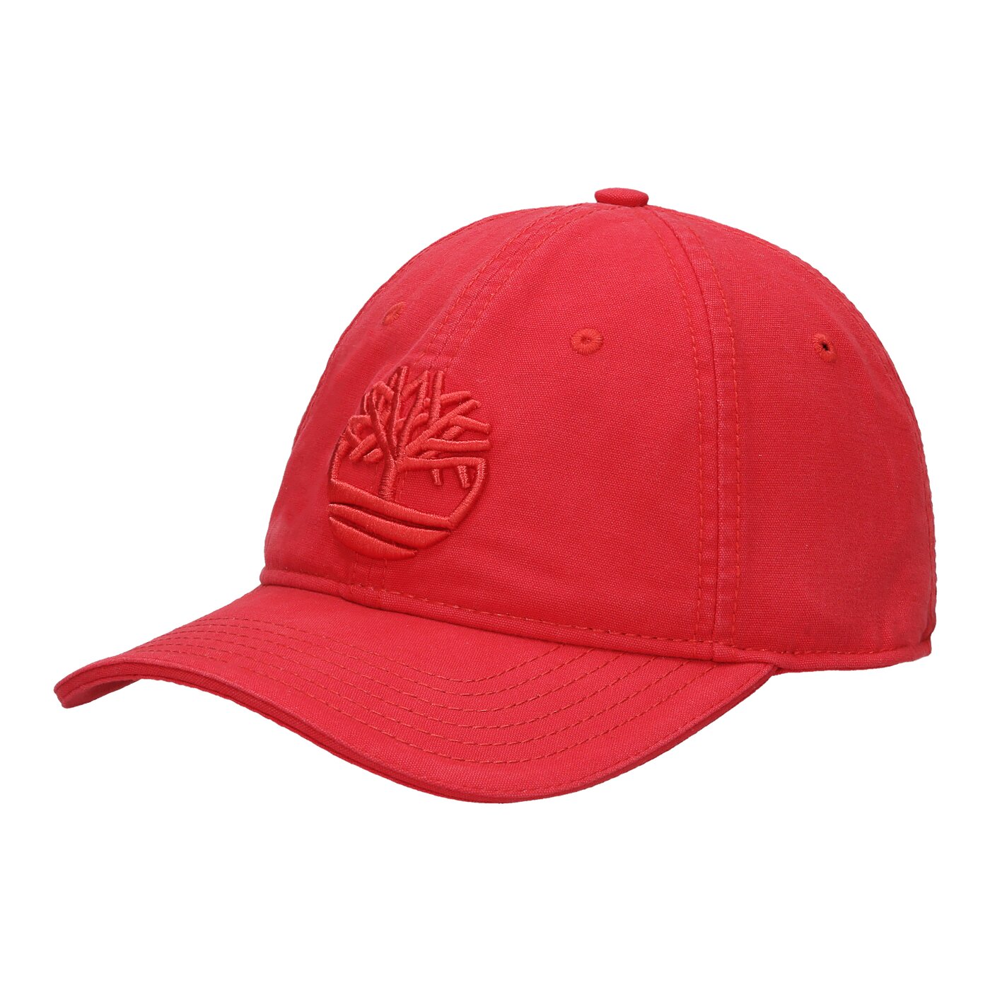 Damska czapka z daszkiem TIMBERLAND CZAPKA COTON CANVAS CAP a16ps626 kolor czerwony