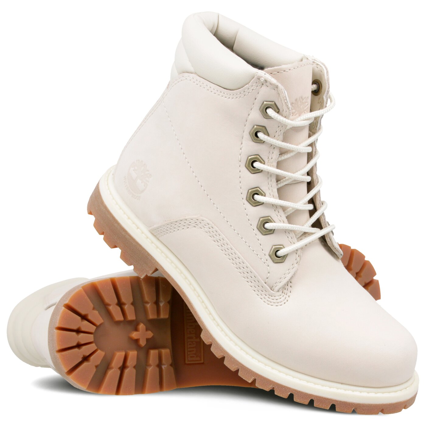 Damskie trapery TIMBERLAND WATERVILLE 6IN BASIC tb0a1hmc1691 kolor beżowy