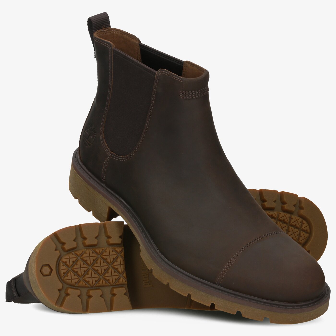 Męskie buty za kostkę TIMBERLAND ELMHURST CHELSEA tb0a26j89311 kolor brązowy