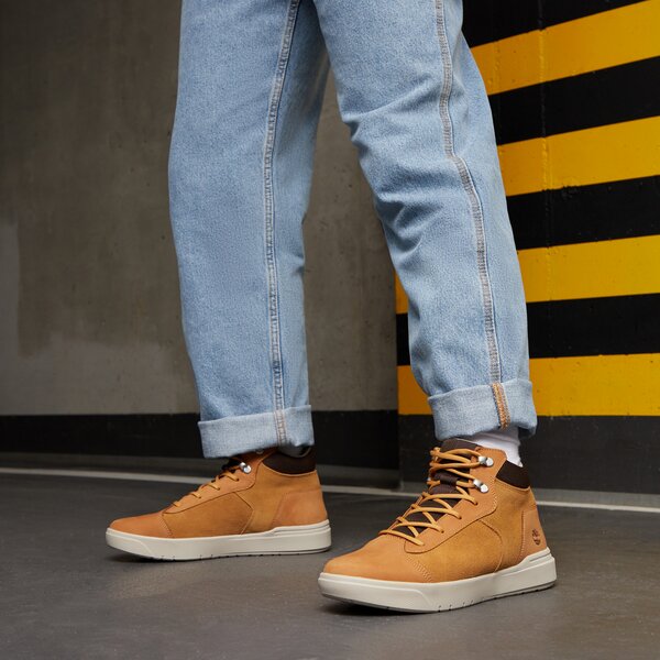 Męskie sneakersy (buty) TIMBERLAND SENECA BAY SNEAKER BOOT tb0a41462311 kolor żółty