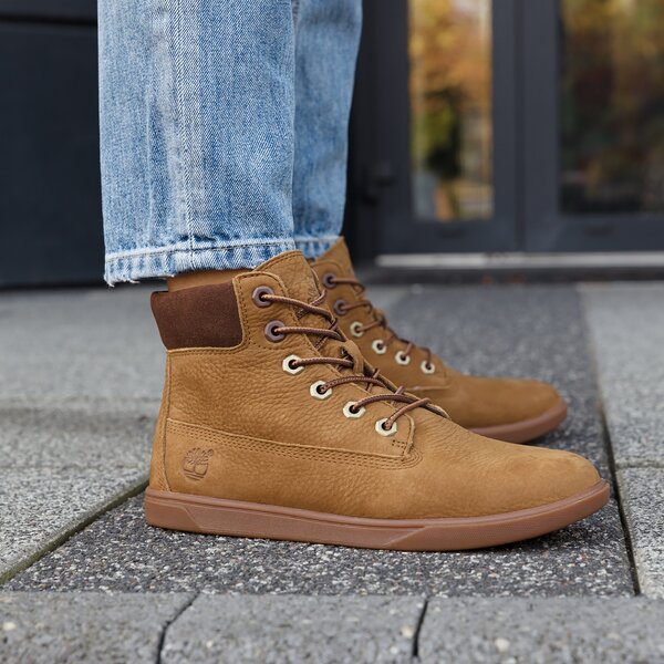 Dziecięce trapery TIMBERLAND GROVETON 6IN LACE a1jcu kolor brązowy