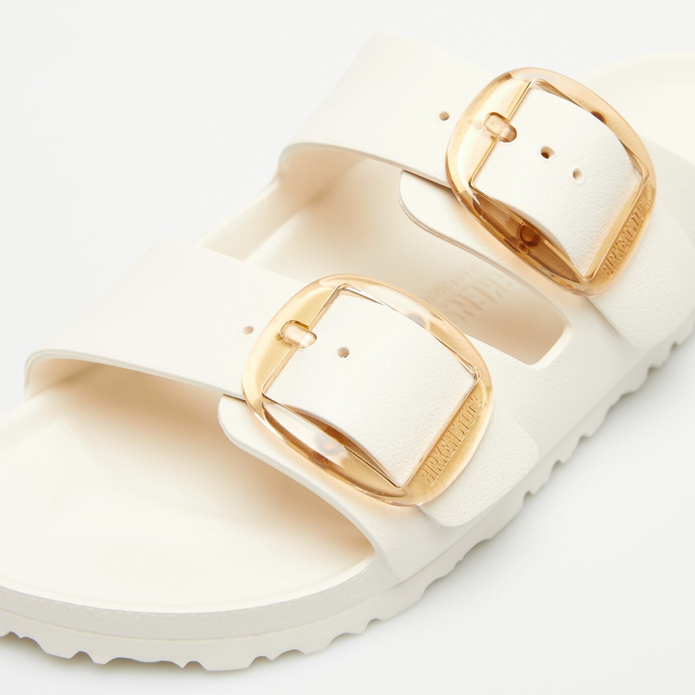 Damskie klapki BIRKENSTOCK ARIZONA BIG BUCKLE EVA EGGSHELL  1029651 kolor beżowy