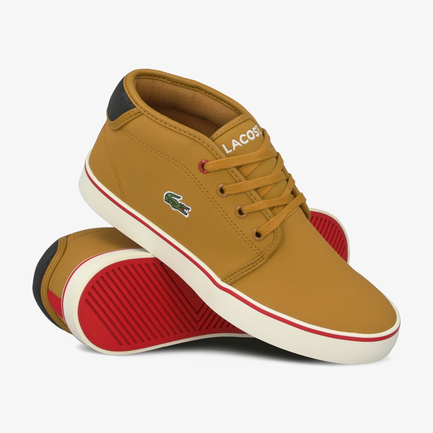 Dziecięce trampki LACOSTE AMPTHILL THERMO 419 1 CUJ 738cuj000205b kolor brązowy