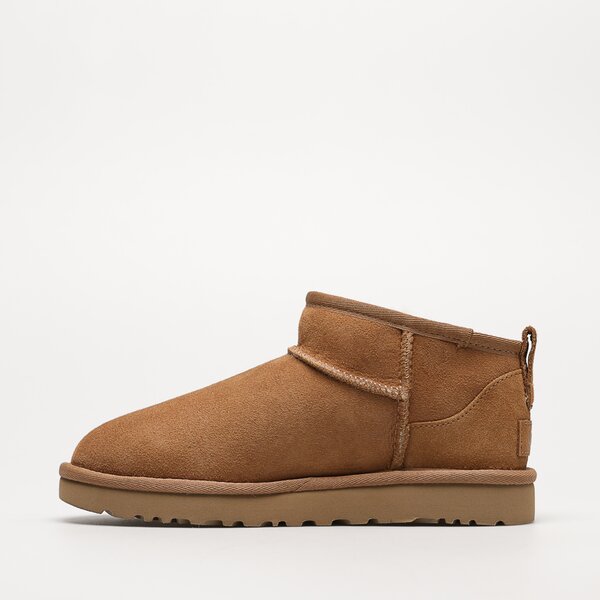 Damskie buty za kostkę UGG CLASSIC ULTRA MINI 1116109-che kolor brązowy