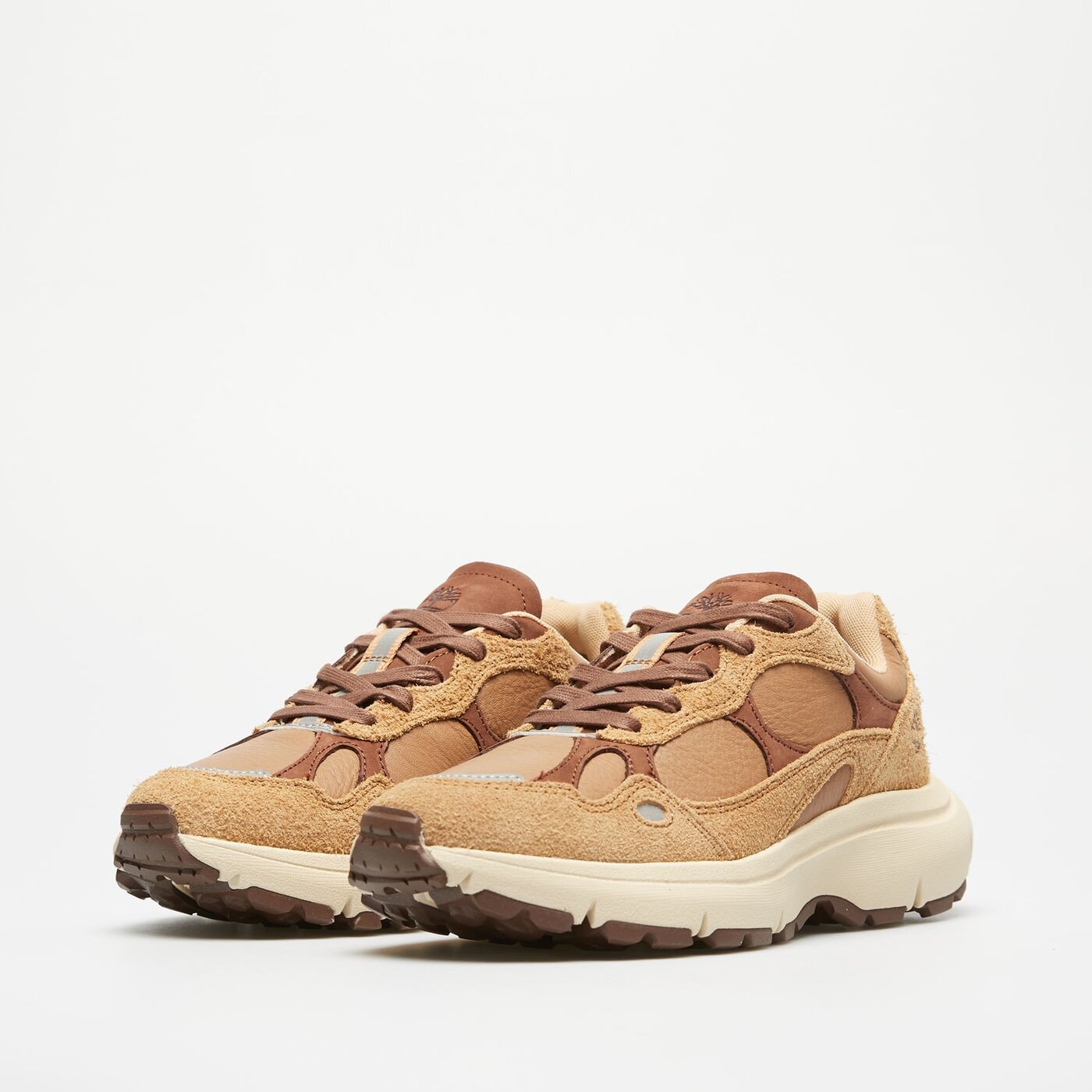 Damskie sneakersy (buty) TIMBERLAND HAZEL LANE LOW LACE UP SNEAKER tb0a42x8em41 kolor brązowy