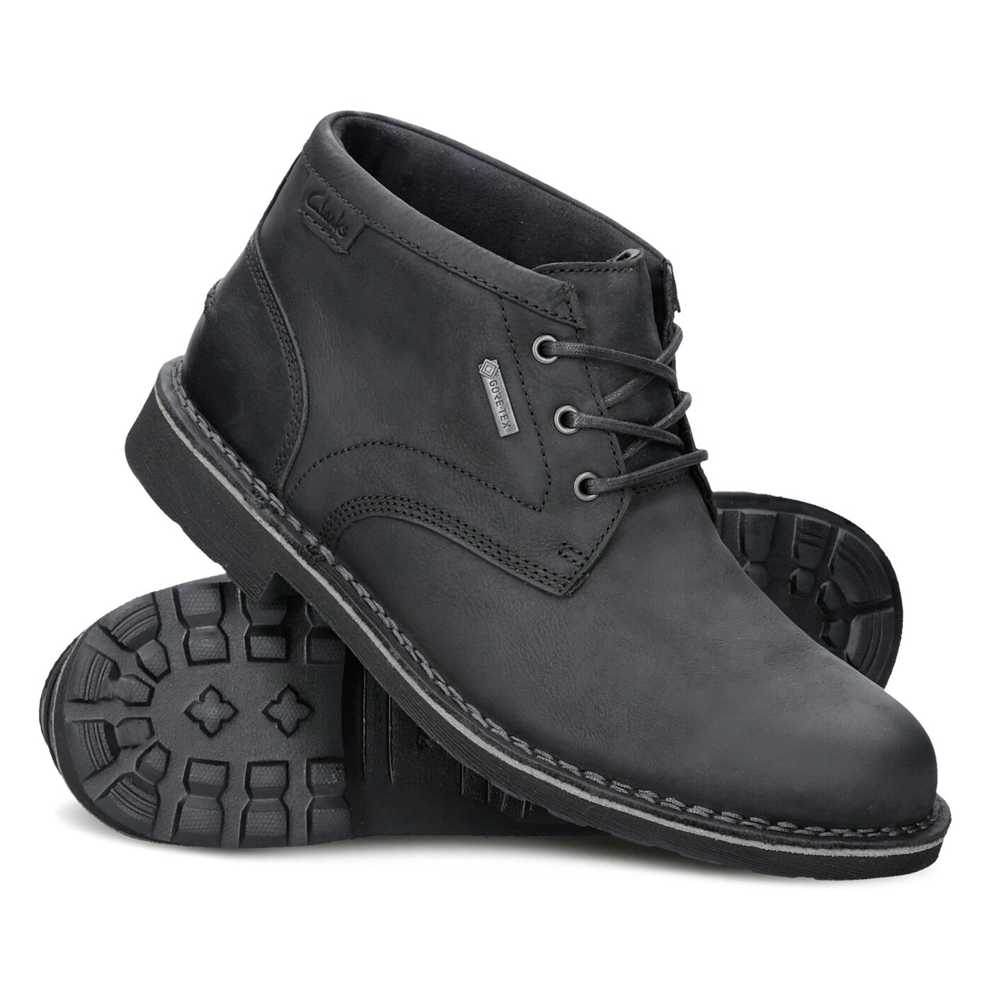 Męskie buty za kostkę CLARKS LAWES MID GTX 26119308 kolor czarny