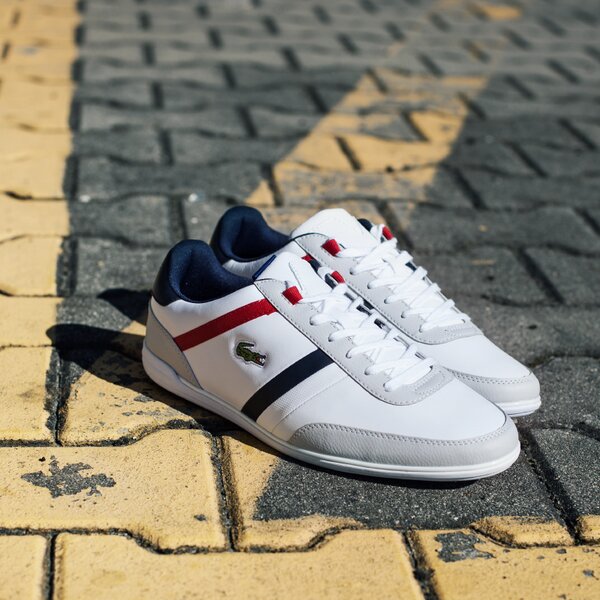 Męskie sneakersy (buty) LACOSTE GIRON TCL  730spm001421g kolor biały