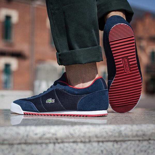 Męskie sneakersy (buty) LACOSTE ROMEAU 116 1 731spm0032003 kolor granatowy