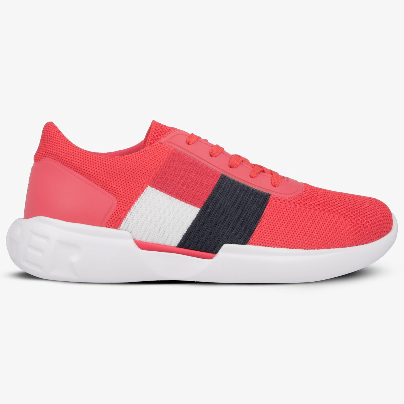 Męskie sneakersy (buty) TOMMY HILFIGER TATE 7C KNIT fm0fm02275654 kolor czerwony